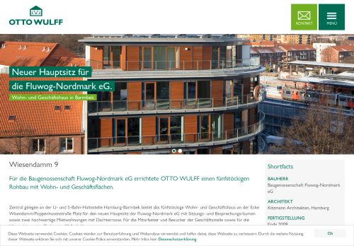 
                            7. Für die Baugenossenschaft Fluwog-Nordmark eG errichtete Otto Wulff ...