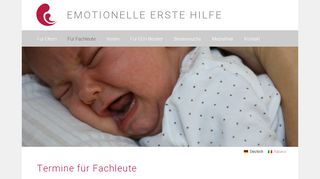 
                            3. Für Fachleute - Emotionelle Erste Hilfe