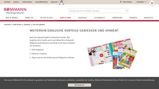 
                            9. Für Family & Trends anmelden und Spar-Coupons erhalten - Rossmann