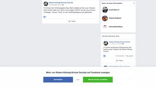 
                            6. Für Nutzer der Vertretungsplan-App: Beim... - Robert-Härtwig-Schule ...
