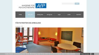 
                            9. Für Patienten die Ambulanz - AfP Akademie für ... - AfP Erfurt