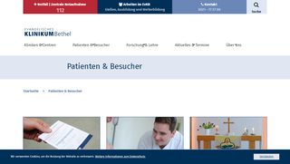 
                            6. Für Patienten und Besucher | Ev. Klinikum Bethel - Ihr ... - EvKB