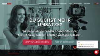 
                            4. Für Unternehmen + Agenturen - ReachHero