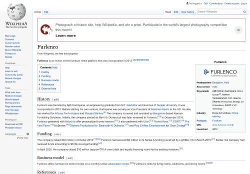 
                            4. Furlenco - Wikipedia