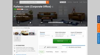
                            7. Furlenco.com (Corporate Office), HSR Layout - Kiraya Furnishing ...