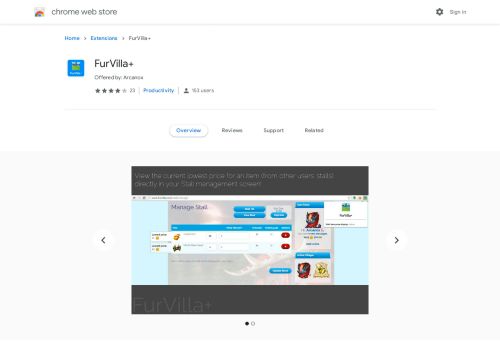 
                            4. FurVilla+ - Google Chrome