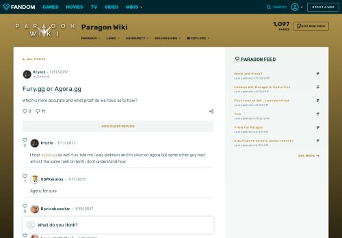 
                            4. Fury.gg or Agora.gg | Discussions | Paragon Wiki | FANDOM powered ...