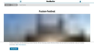 
                            10. Fusion-Festival | Nordkurier.de