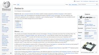 
                            10. Fusion-io - Wikipedia