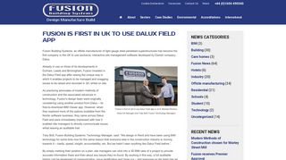 
                            10. Fusion is first in UK to use Dalux Field app | Fusion Building Solutions