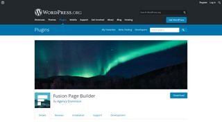 
                            11. Fusion Page Builder | WordPress.org