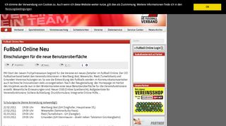 
                            5. Fußball Online Neu - Oberösterreichischer Fußballverband