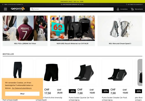 
                            6. Fussball Shop - geomix Soccer Store Schweiz