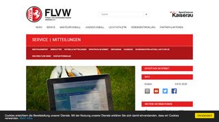 
                            6. Fußball- und Leichtathletik-Verband Westfalen (FLVW): ePostfach ...
