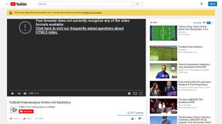 
                            3. Fußball-Videoanalyse-Online mit fubalytics - YouTube