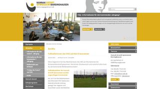 
                            12. Fußballerinnen des HAG werden Kreismeister - Hannah-Arendt ...