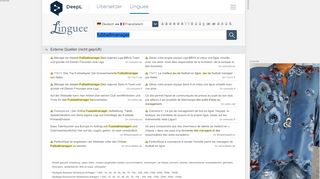 
                            10. Fußballmanager - Französisch-Übersetzung – Linguee Wörterbuch
