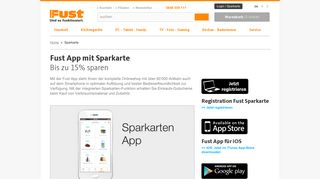 
                            1. Fust App mit Sparkarte - Fust Online-Shop für Elektrogeräte ...