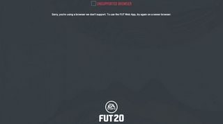 
                            2. FUT Web App - EA SPORTS Official Site