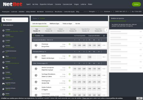 
                            3. Futebol Apostas | Futebol Cotas | NetBet Sport