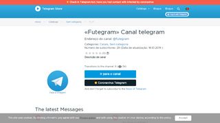 
                            10. Futegram» Canal telegram - Telegram Store