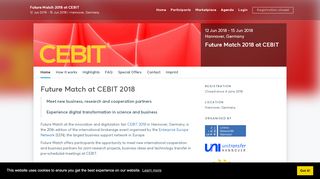 
                            11. Future Match 2018 at CEBIT - Home