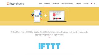 
                            9. Futurehome | Gjør ditt smarthus enda smartere med IFTTT
