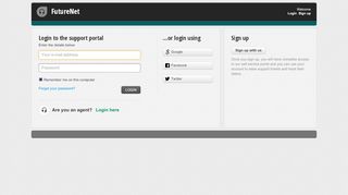 
                            10. Futurenet Inc. Login to the support portal Enter the details below ...