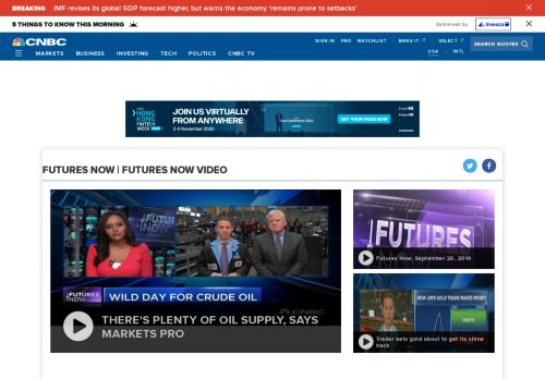 
                            11. Futures Now Video: CNBC - CNBC.com