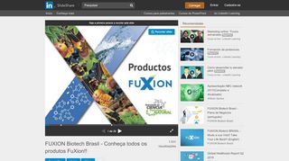 
                            5. FUXION Biotech Brasil - Conheça todos os produtos FuXion!!