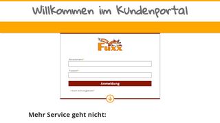 
                            3. fuxx-kundenportal: Willkommen im Kundenportal