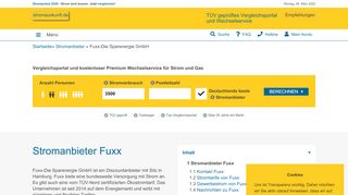 
                            6. Fuxx Stromanbieter - Tarife, Bewertungen, Erfahrungen, Testberichte