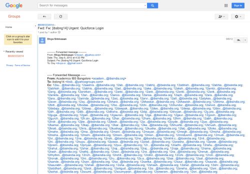 
                            5. Fwd: Fw: [ibsbng14] Urgent: Quicforce Login - Google Groups