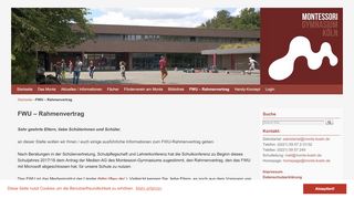 
                            13. FWU – Rahmenvertrag | Montessori-Gymnasium Köln