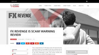 
                            4. Fx Revenge is SCAM! Fxrevenge.net Review & REAL Results | Forum