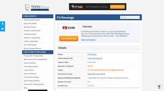 
                            2. FX Revenge System Review - Is FXRevenge a Scam? - Find Out
