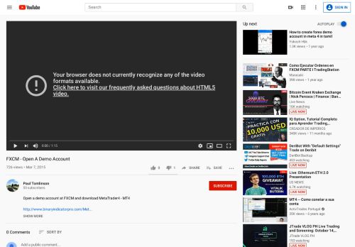 
                            9. FXCM - Open A Demo Account - YouTube