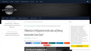 
                            2. FXNextGen & MySystemX seriös oder Scam Duo - Betrug ...