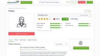 
                            6. FXNICE Reviews, Employee Reviews, Careers ... - MouthShut.com