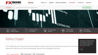 
                            9. FxPro cTrader - FxBroker