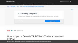 
                            9. FxPro – How to open a Demo MT4, MT5 or cTrader account with ...