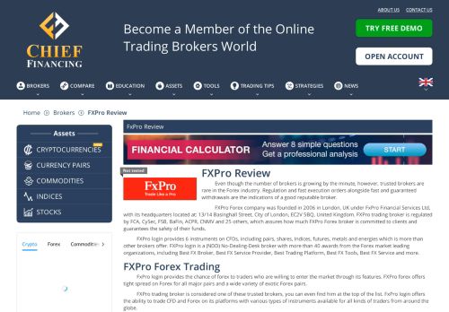 
                            12. FXPro Review | Trading Forex with FXPro MT4 Login, Demo and ...