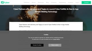 
                            9. Fyber Partners with AdColony and Tapjoy to Launch Fyber FairBid ...