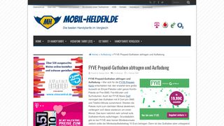 
                            9. FYVE Prepaid-Guthaben abfragen und Aufladung - Mobil-Helden.de