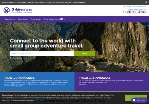 
                            3. G Adventures: Adventure Travel & Tours - Book Your Trip