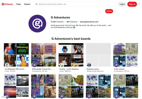 
                            13. G Adventures - Group Travel (gadventures) on Pinterest