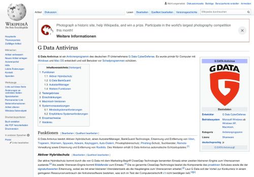 
                            11. G Data Antivirus – Wikipedia