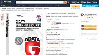 
                            9. G Data Internet Security - 1 User, 1 Year (DVD): Amazon.in: Software