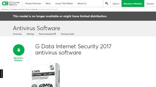 
                            12. G Data Internet Security 2017 antivirus software Summary ...
