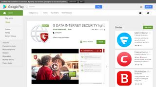 
                            8. G DATA INTERNET SECURITY LIGHT – Apps bei Google Play